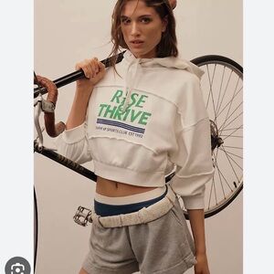 White Graphic Hoodie